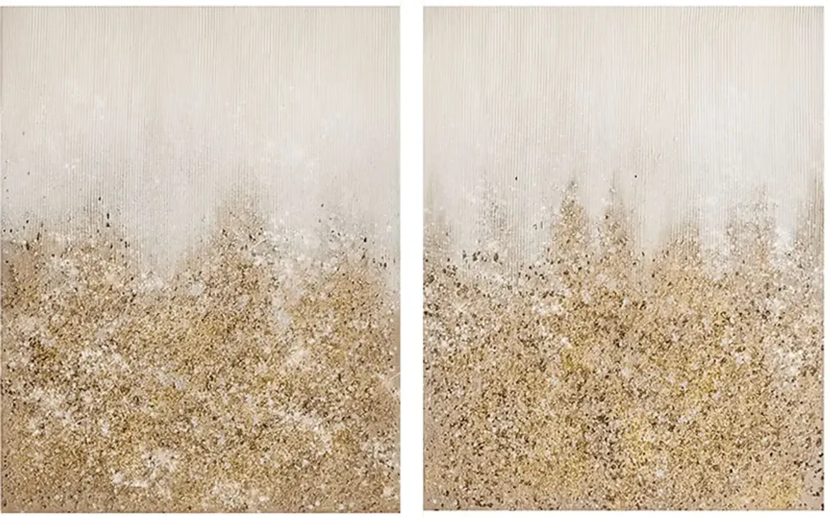 Starlah Gold Artwork, Set of 2