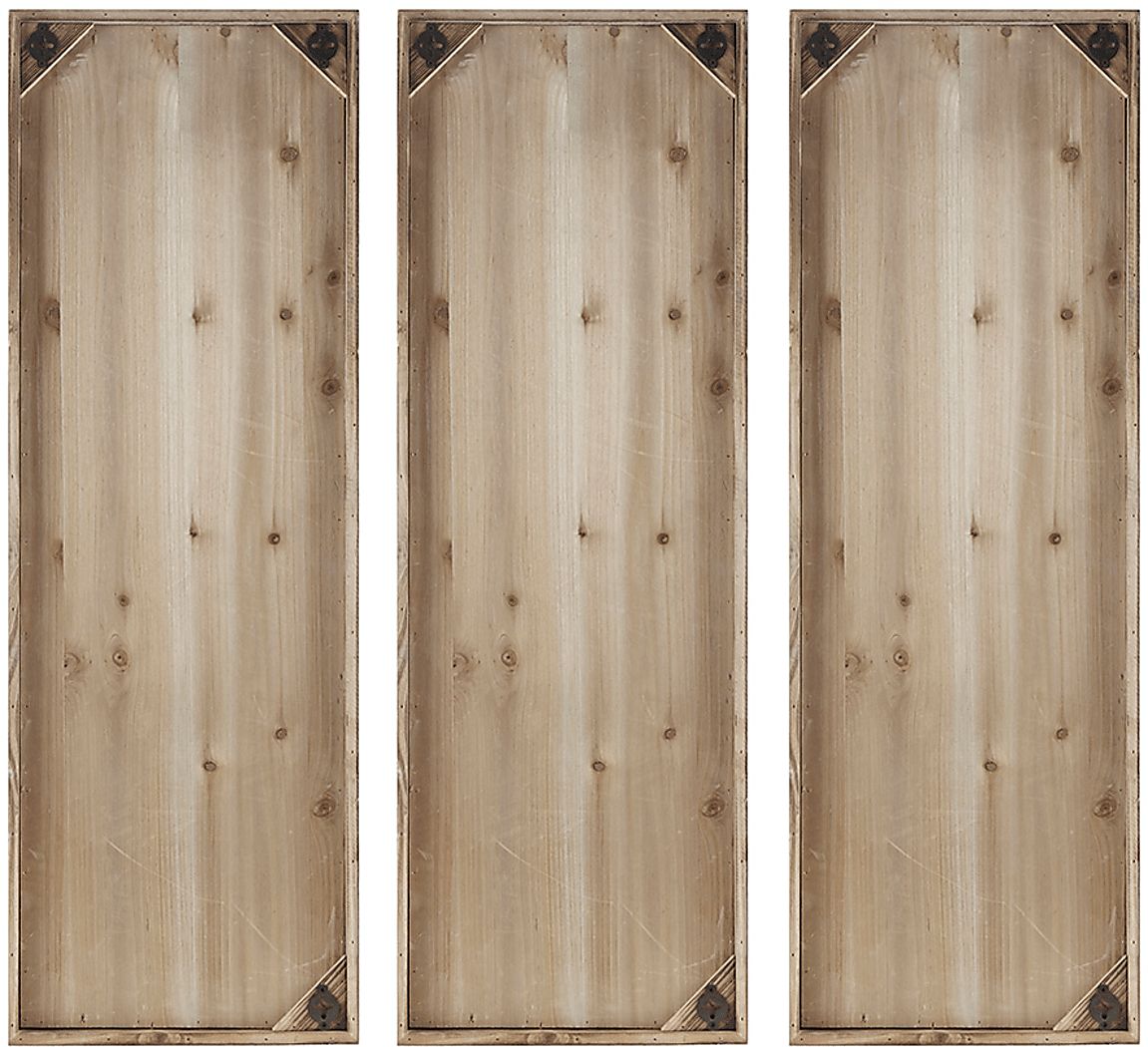 Lauriel Natural Wall Decor, Set of 3