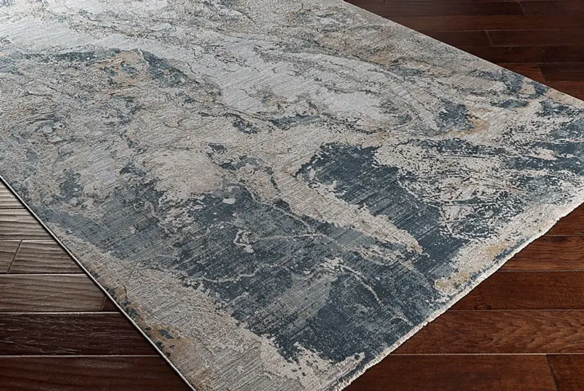 Sanfra Gray 6'7 x 9'6 Rug