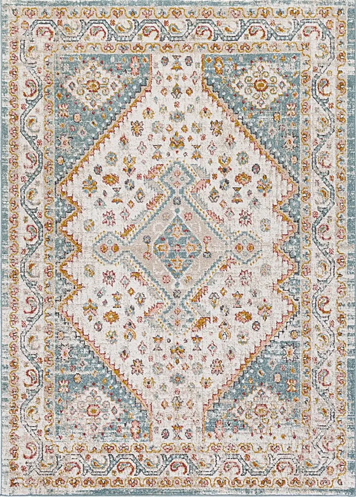 Galvyn Ivory 5'3 x 7'3 Rug