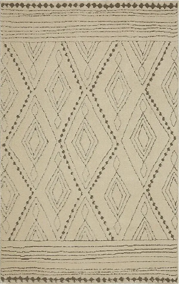 Zacheus Cream 5' x 8' Rug