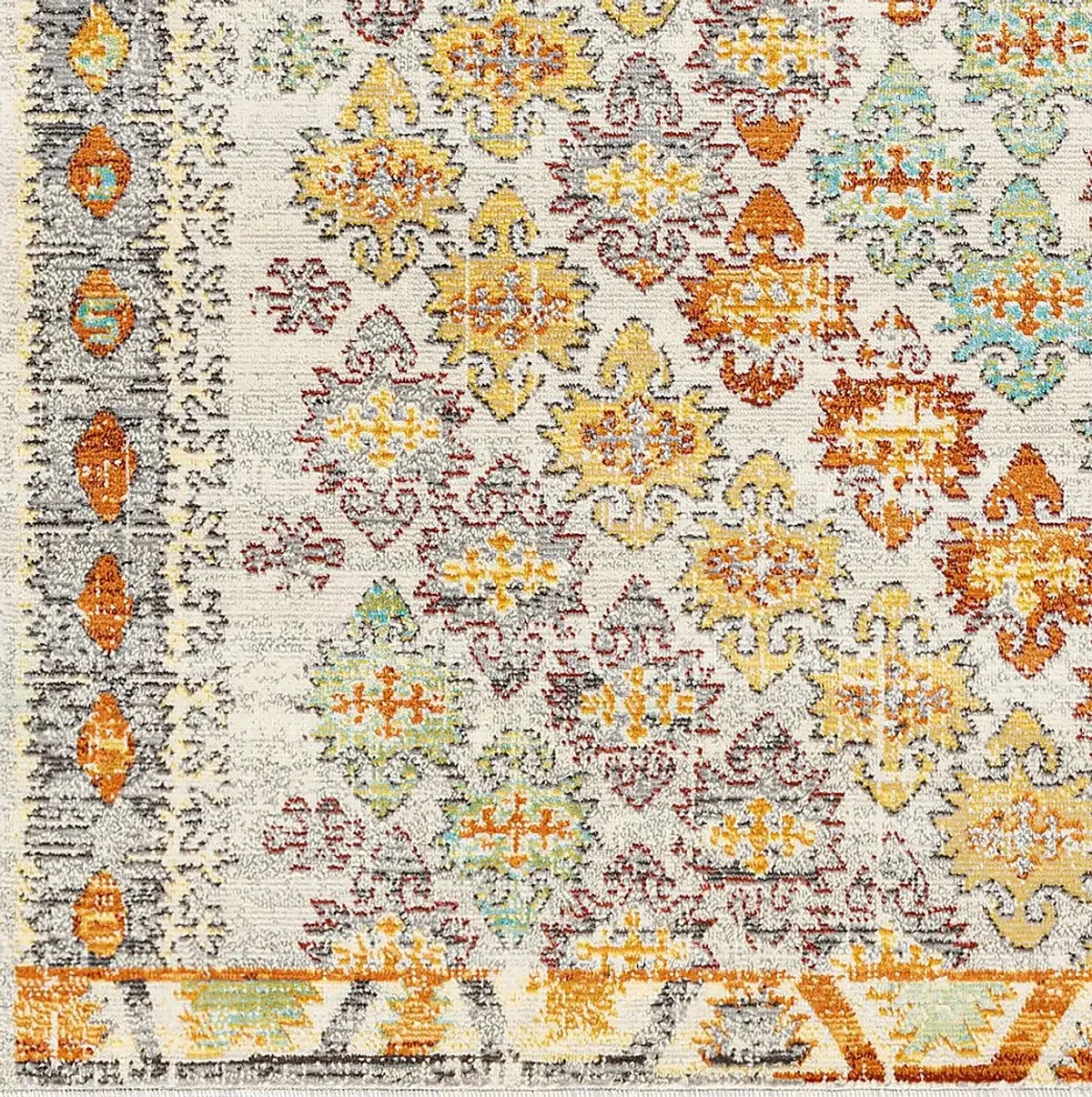 Biana Orange 8'10 x 12' Indoor/Outdoor Rug