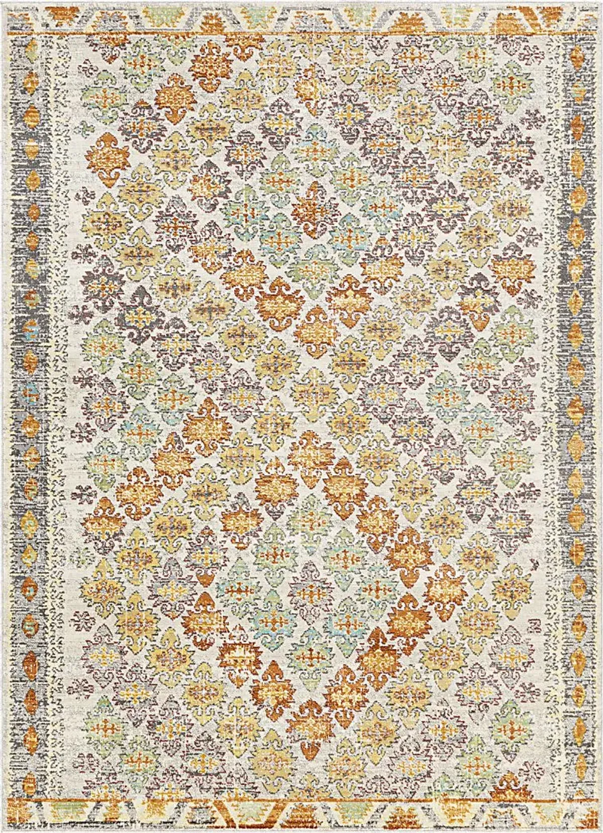 Biana Orange 8'10 x 12' Indoor/Outdoor Rug