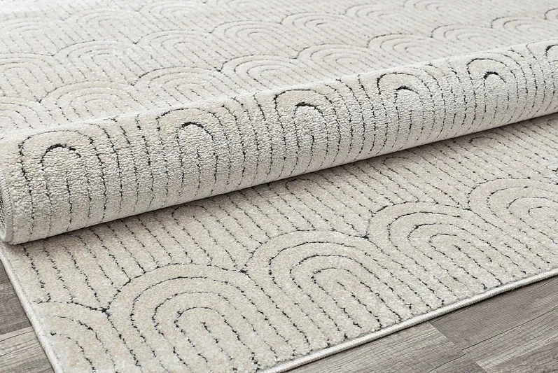 CosmoLiving By Cosmopolitan Davelynn Tan 5' x 7'6 Rug