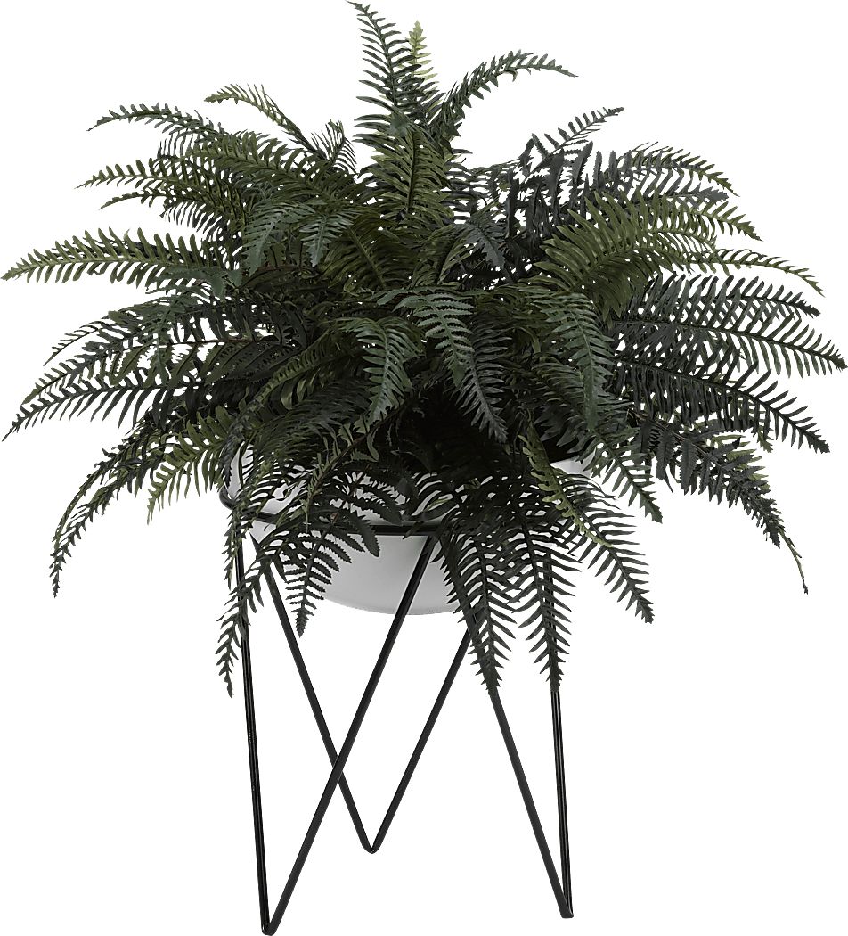Landrie Green Fern Silk Plant