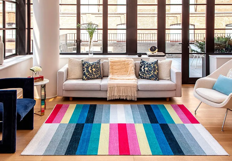 Mershi Multi 5'3 x 7' Rug