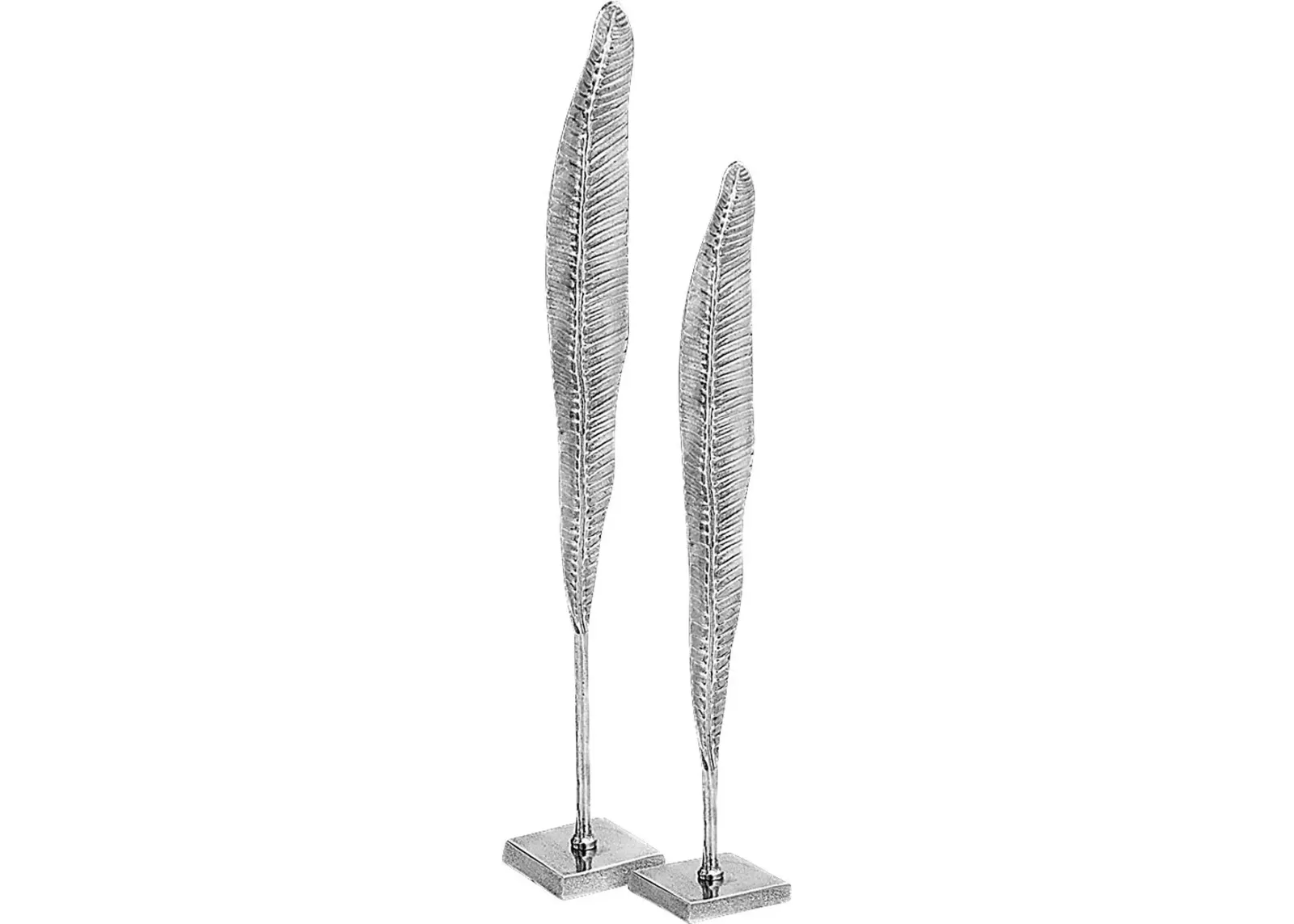 Avanni Silver Sculpture, Set of 2