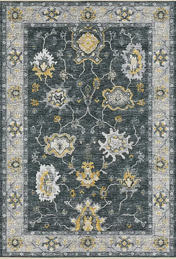 Medrick Black 5' x 8' Rug