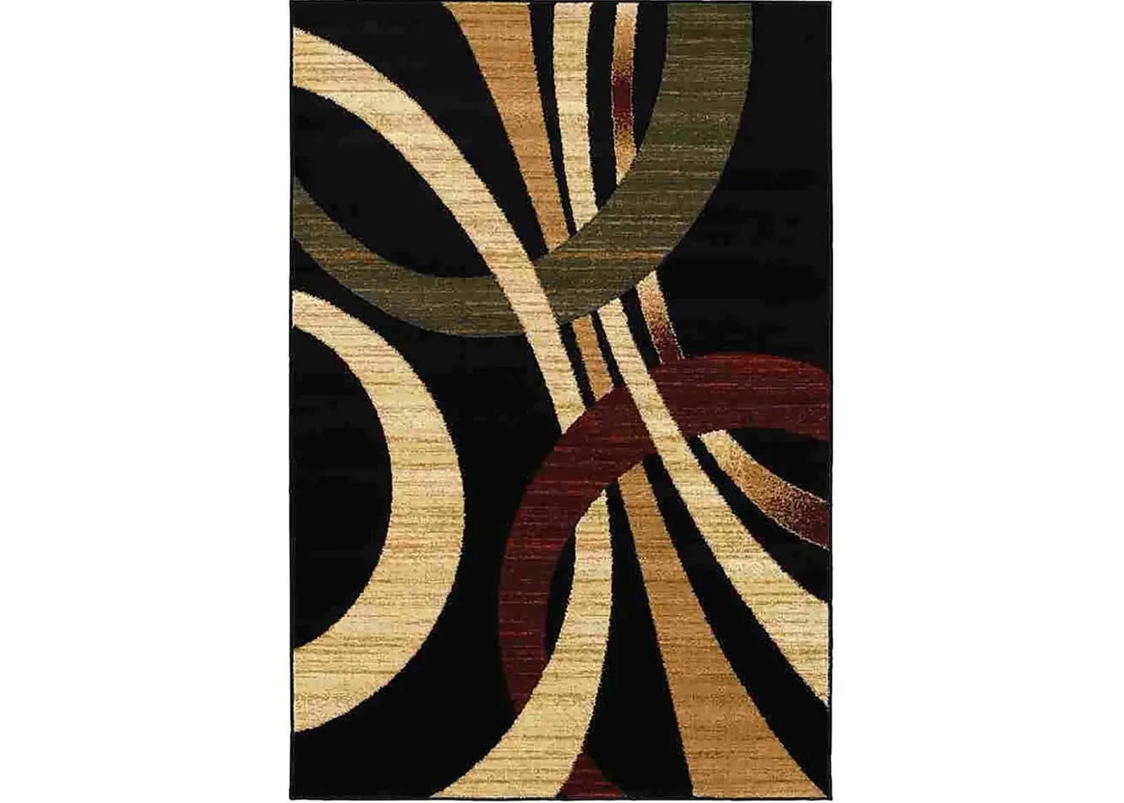 Epterel Black 5'2 x 7'2 Rug