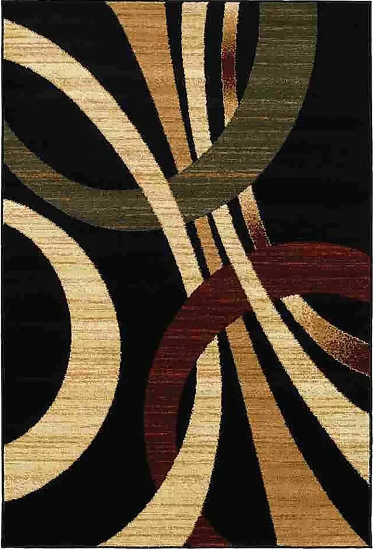 Epterel Black 5'2 x 7'2 Rug