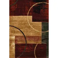 Chironto Red 5'2 x 7'2 Rug