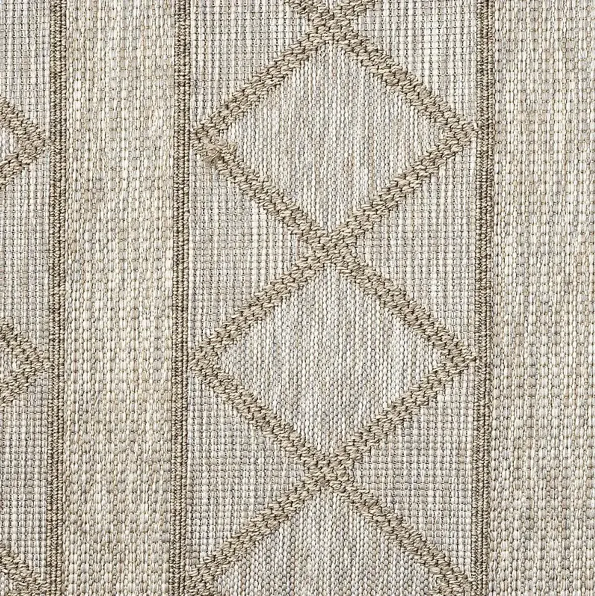 Wesnach Tan 5' x 7' Indoor/Outdoor Rug