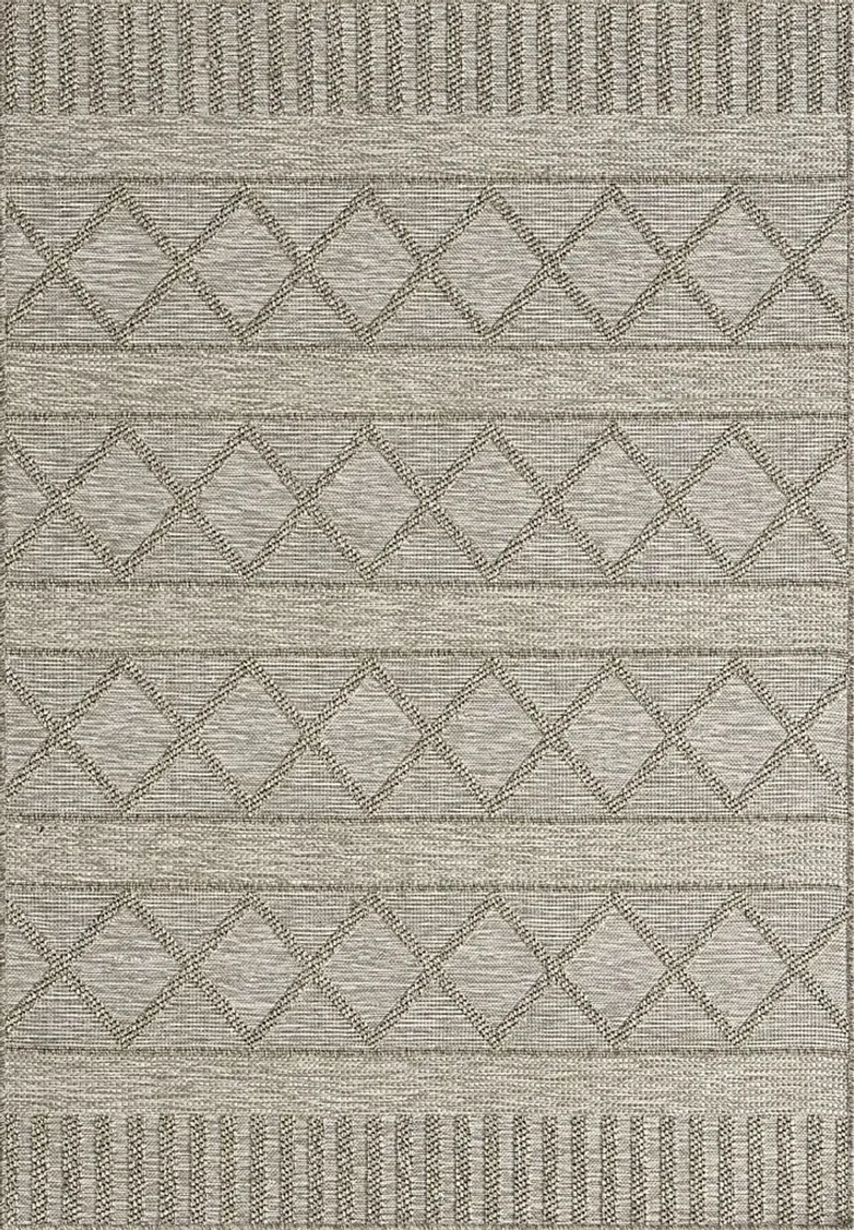 Wesnach Tan 5' x 7' Indoor/Outdoor Rug