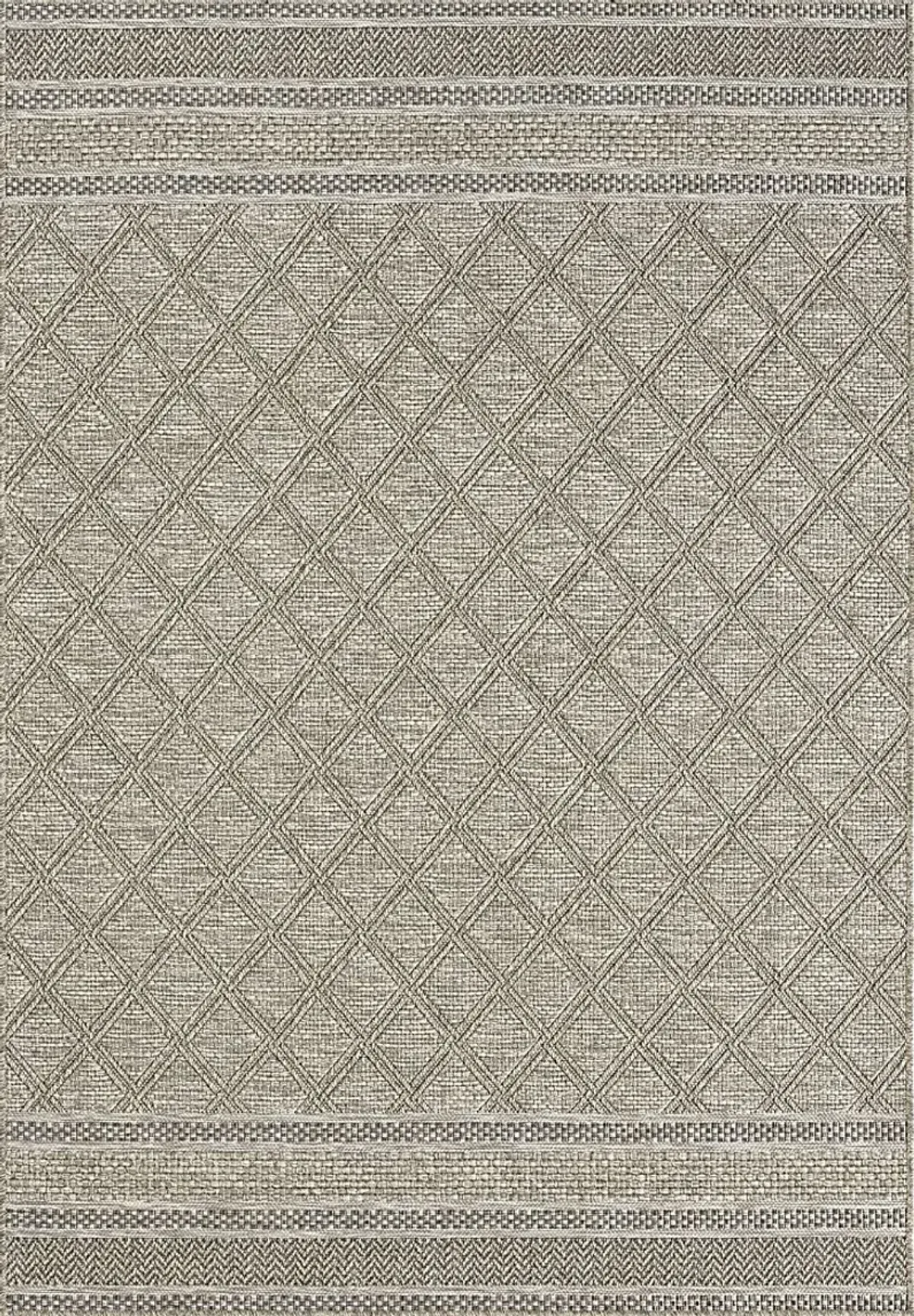 Penmont Tan 5' x 7' Indoor/Outdoor Rug