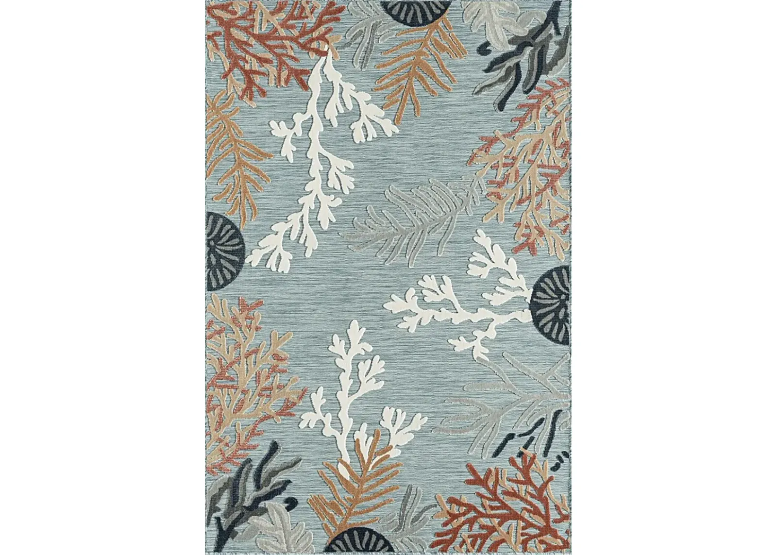 Alotimo Blue/Multi 5' x 7' Indoor/Outdoor Rug