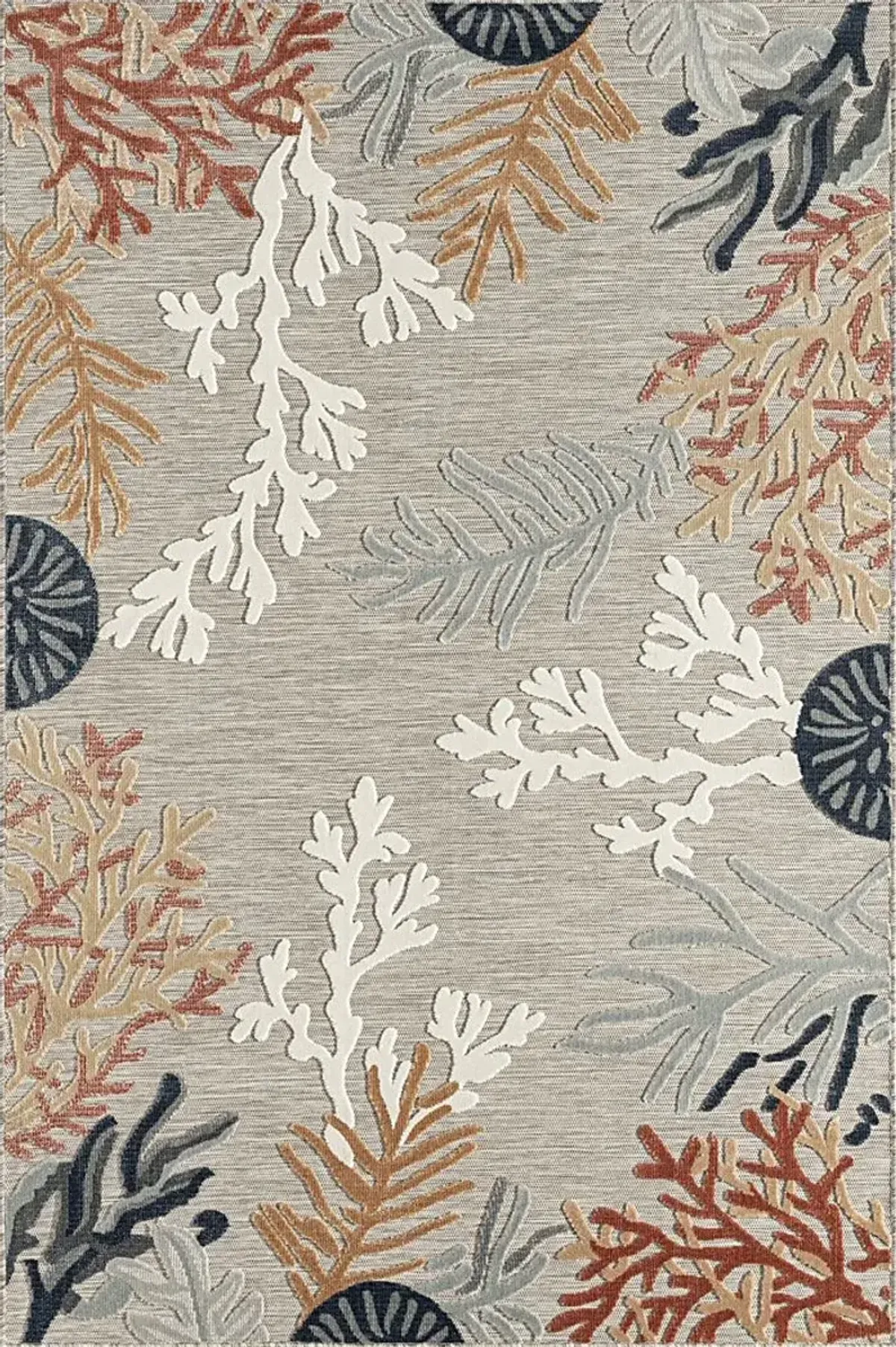 Alotimo Beige/Multi 5' x 7' Indoor/Outdoor Rug