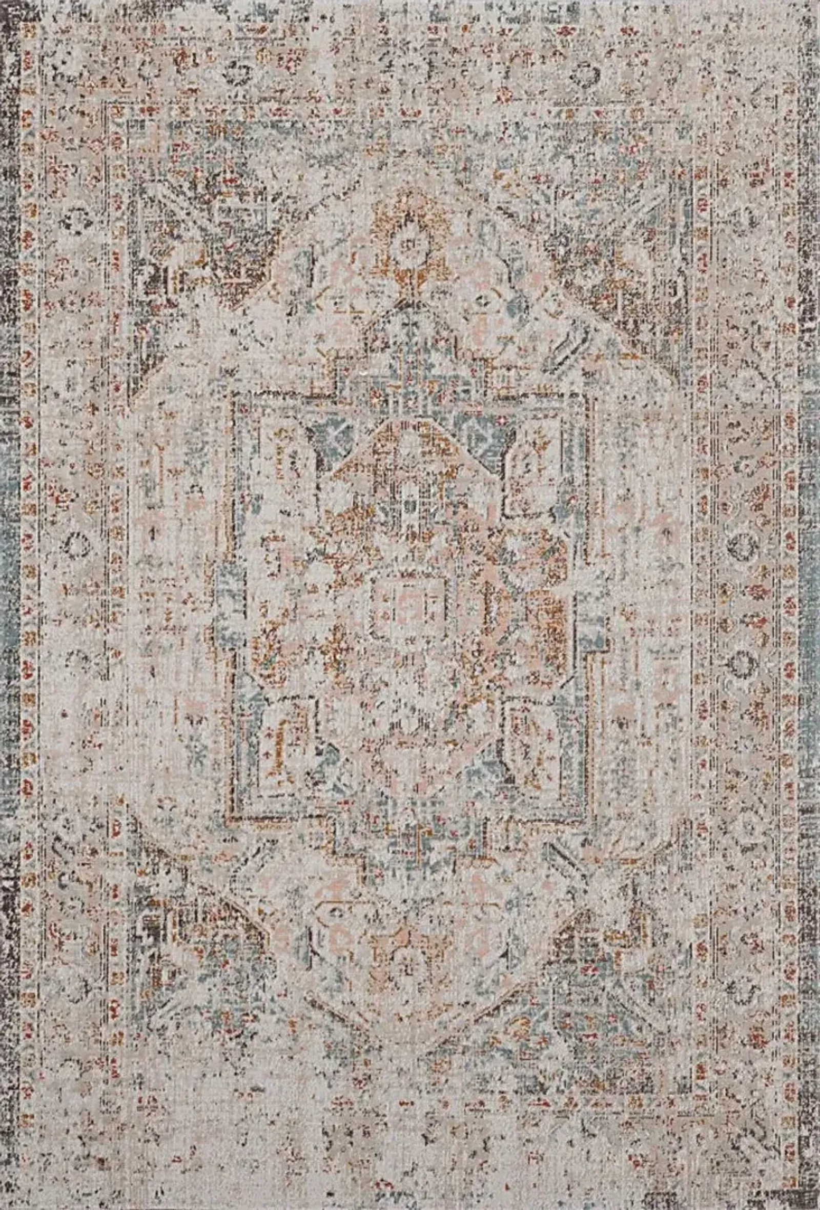 Rolinet Beige/Cream 5'3 x 7'10 Indoor/Outdoor Rug