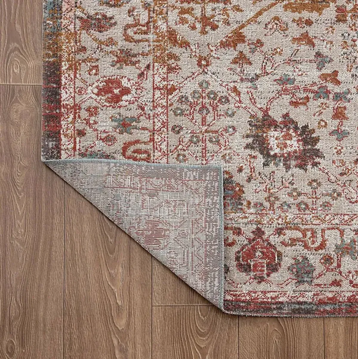 Itunia Beige 5'3 x 7'10 Indoor/Outdoor Rug