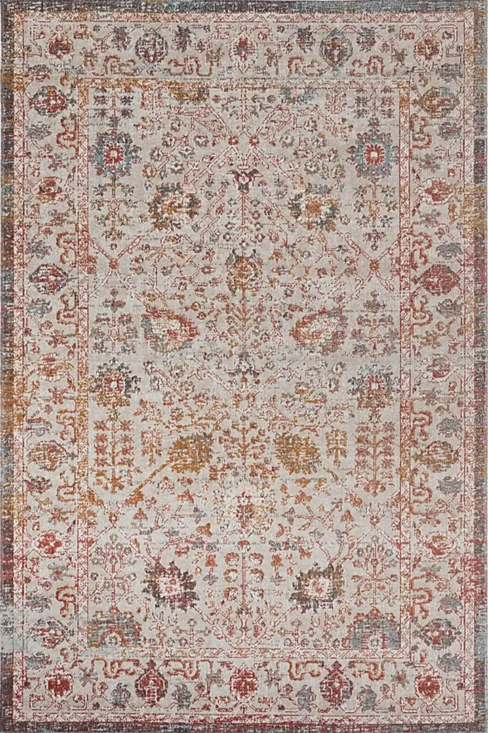 Itunia Beige 5'3 x 7'10 Indoor/Outdoor Rug