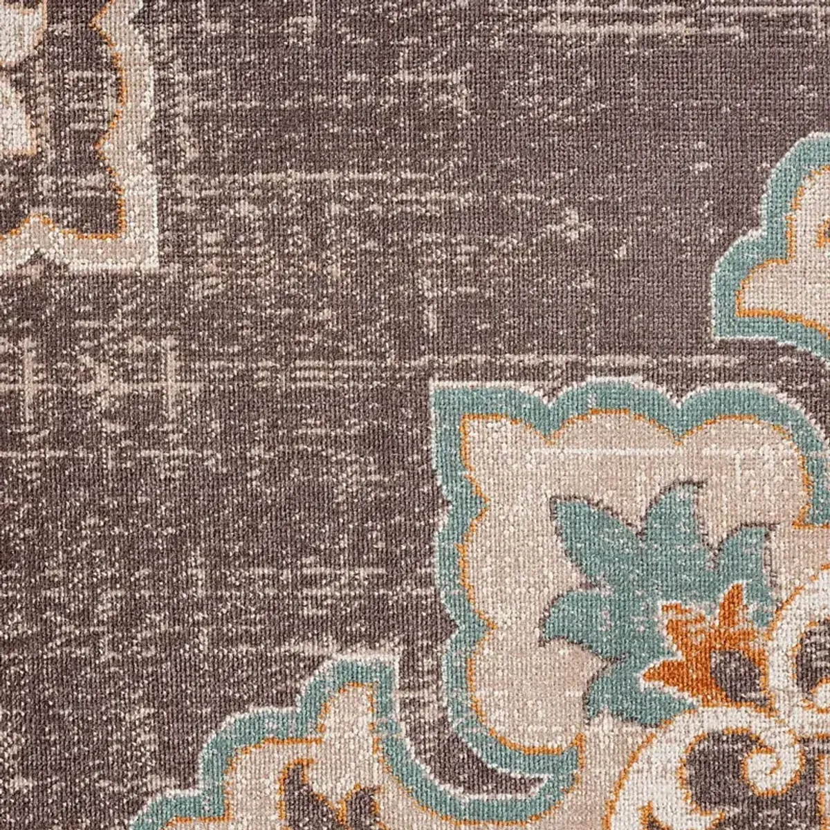 Okotois Brown/Multi 5'3 x 7'10 Indoor/Outdoor Rug