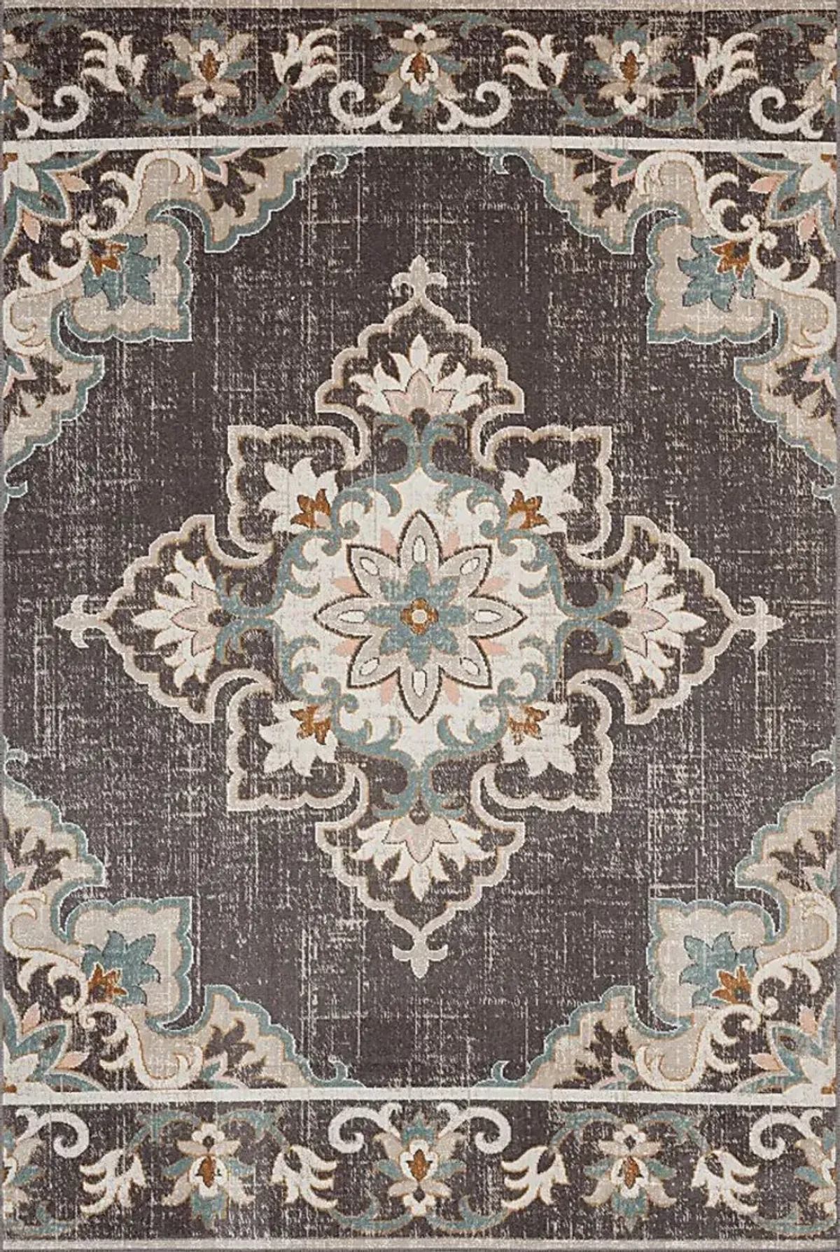 Okotois Brown/Multi 5'3 x 7'10 Indoor/Outdoor Rug