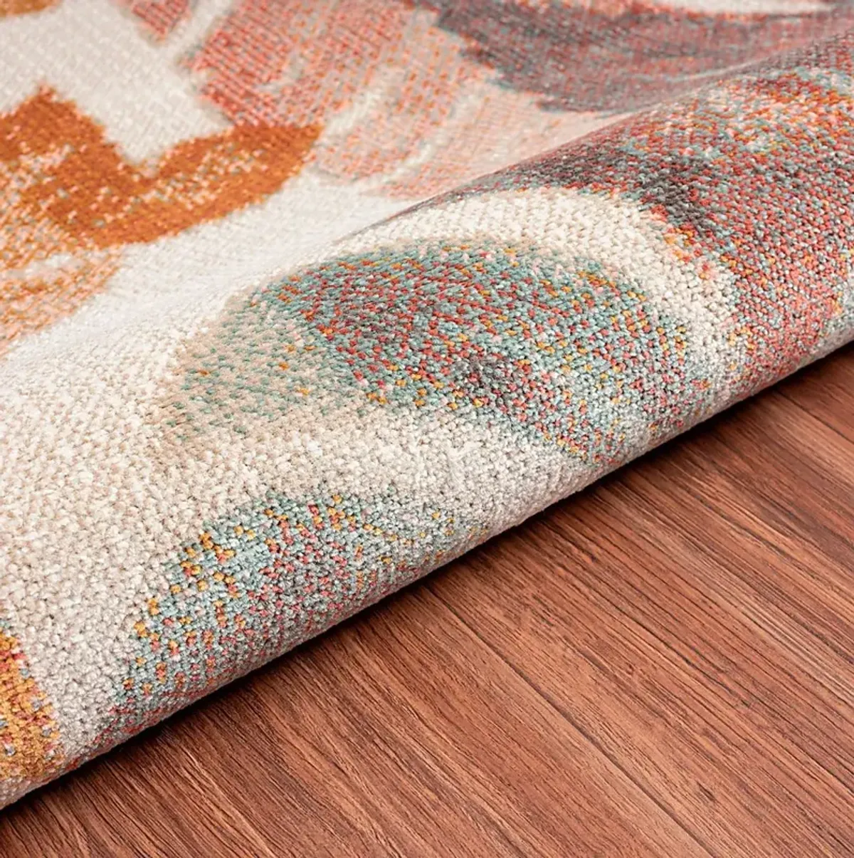 Rimdes Cream/Multi 5'3 x 7'10 Indoor/Outdoor Rug