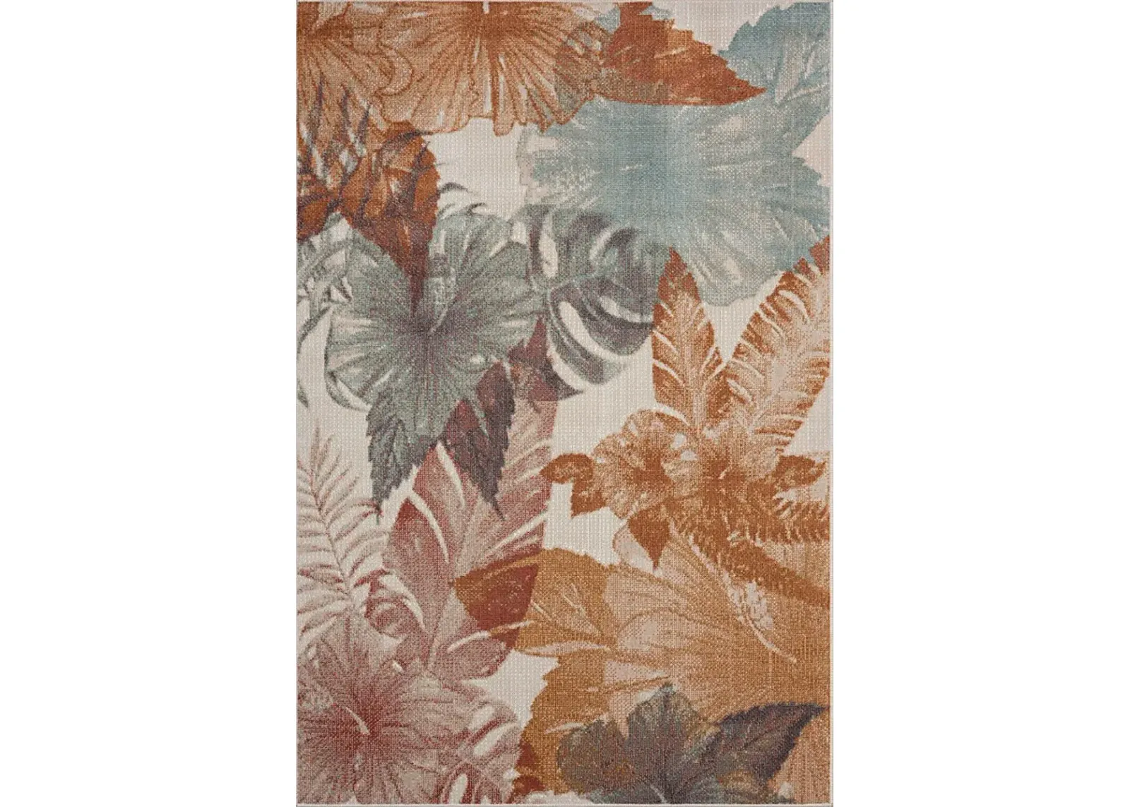 Rimdes Cream/Multi 5'3 x 7'10 Indoor/Outdoor Rug