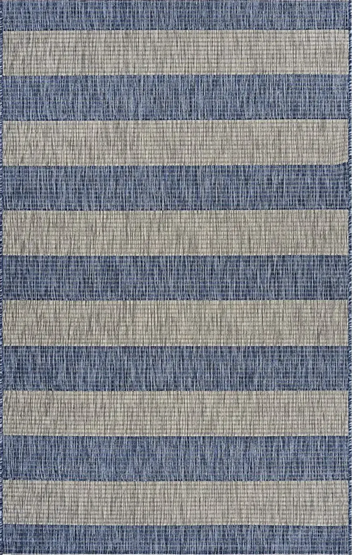 Picrane Navy/Gray 5' x 7' Indoor/Outdoor Rug