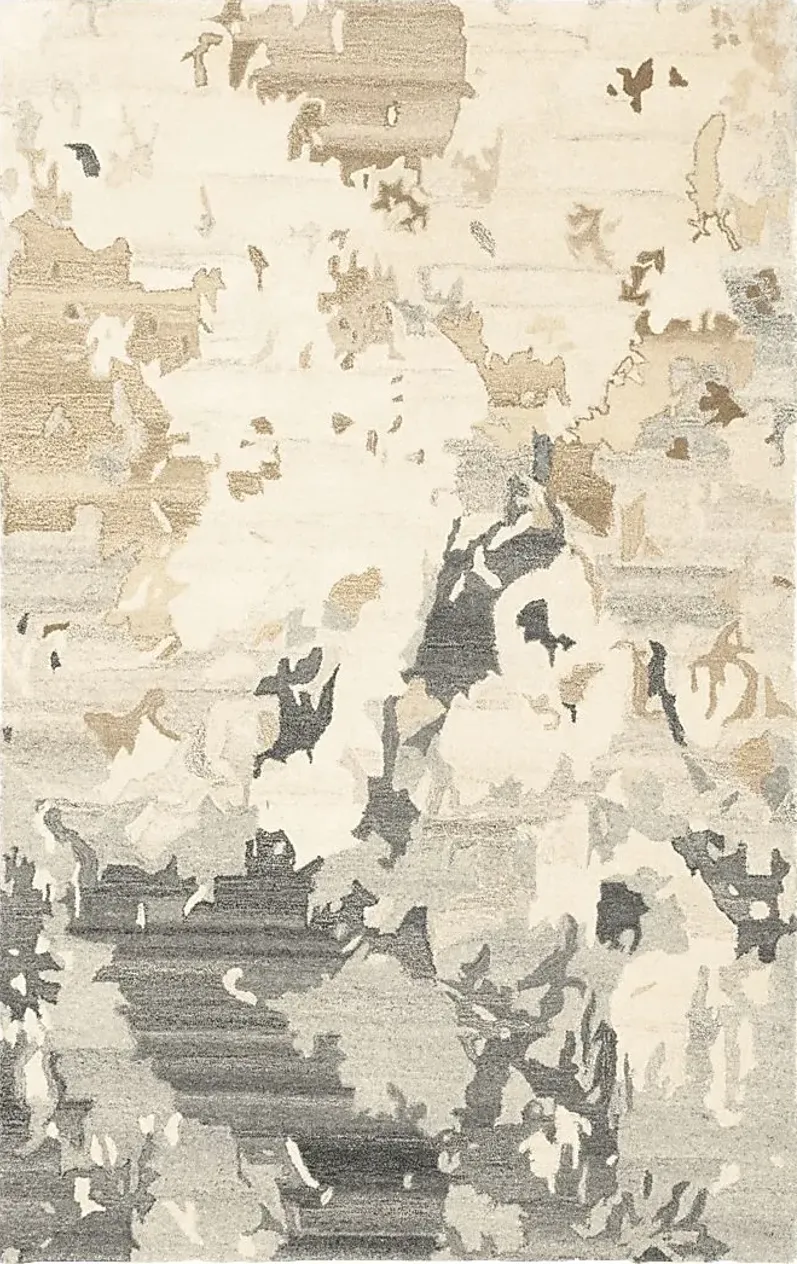 Roamie Ivory 5' x 8' Rug