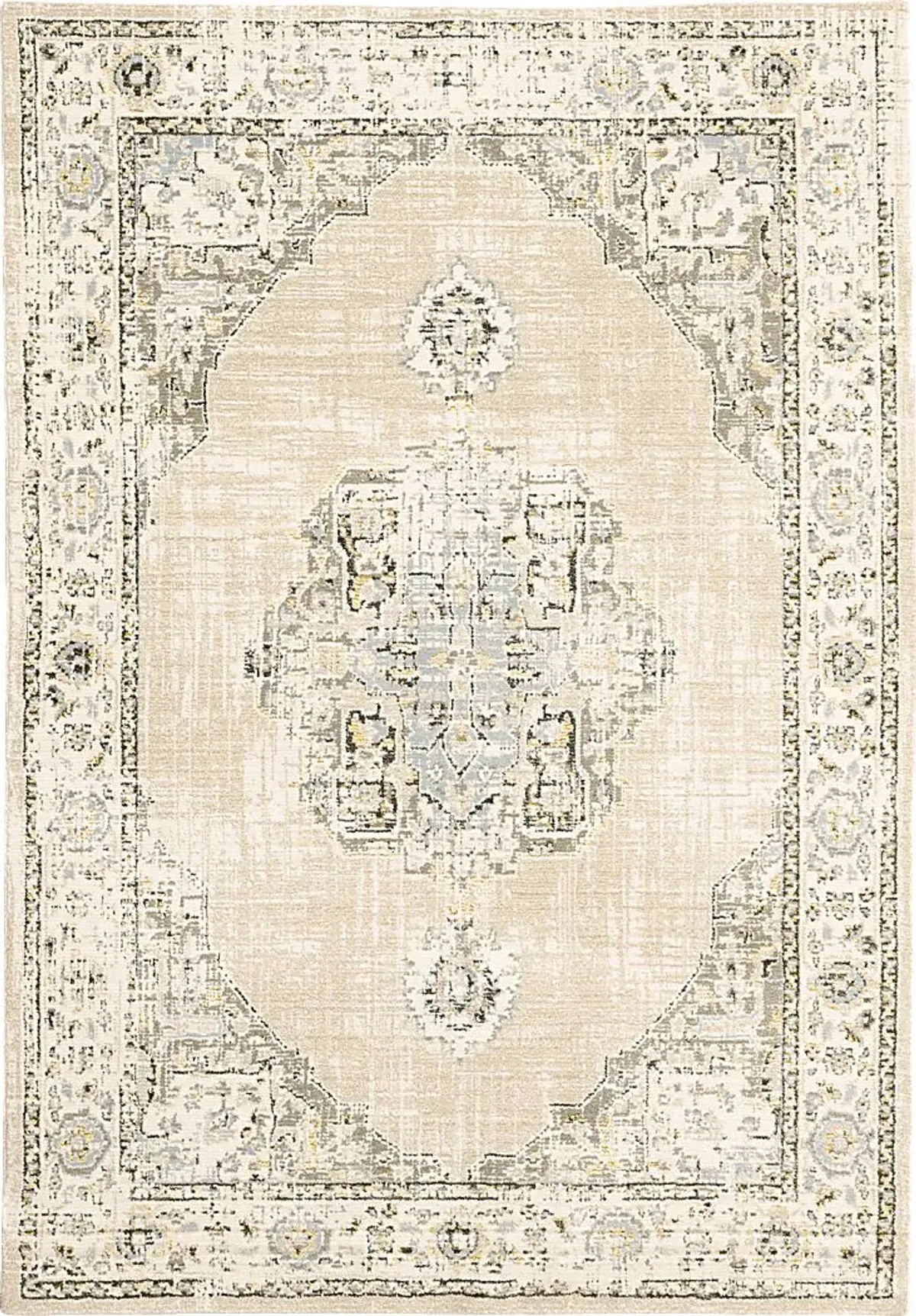 Alaisha Beige 6'7 x 9'6 Rug