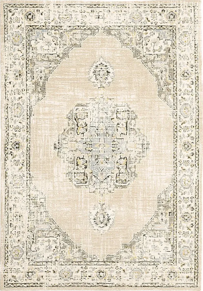 Alaisha Beige 7'10 x 10'10 Rug