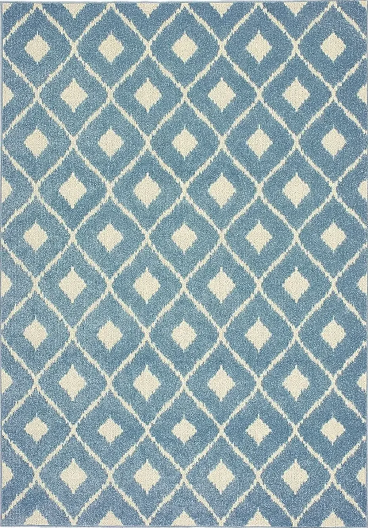 Kylian Blue 6'7 x 9'6 Indoor/Outdoor Rug