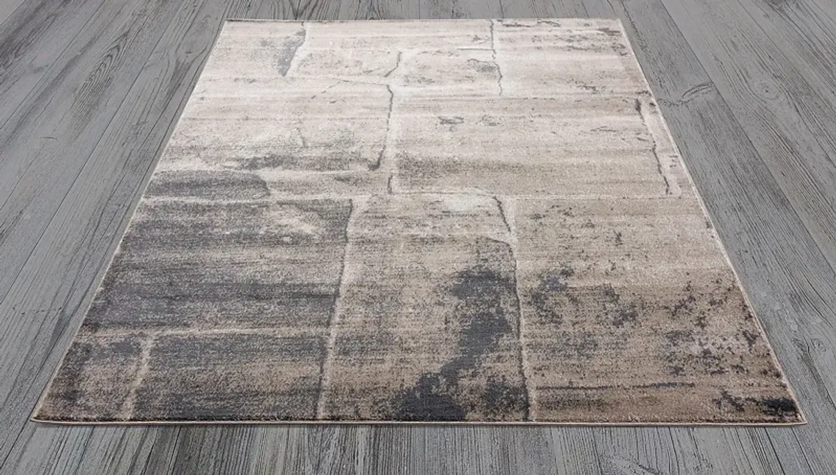 Neziah Gray 5' x 8' Rug