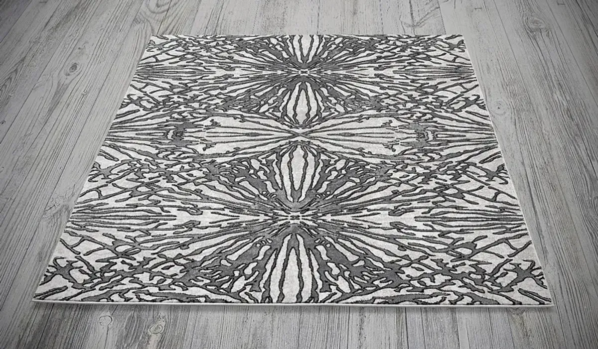 Deloise Gray 5' x 8' Rug