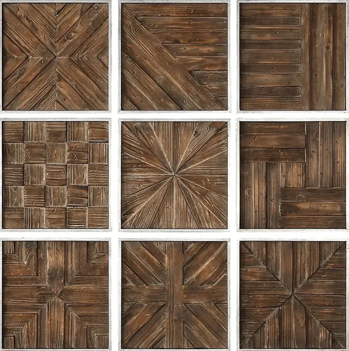 Waldon Brown Wall Decor, Set of 9