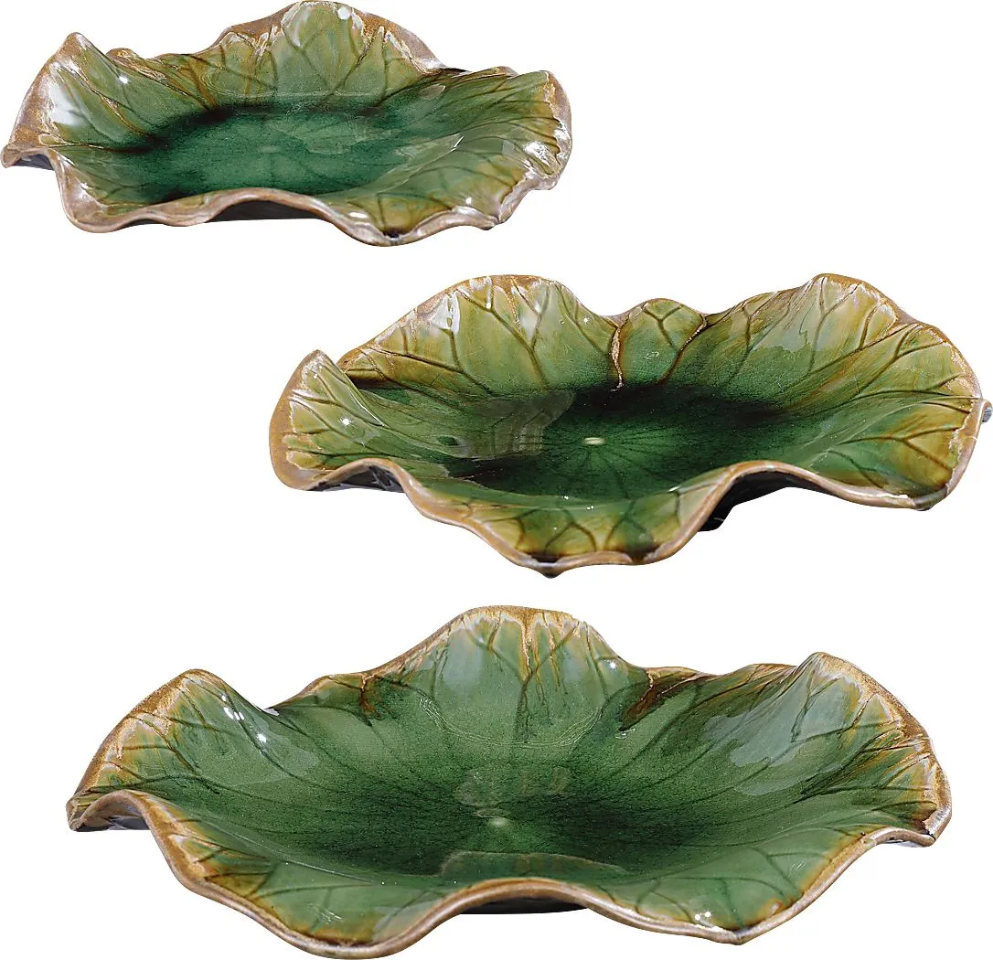 Zayley Green Wall Decor, Set of 3