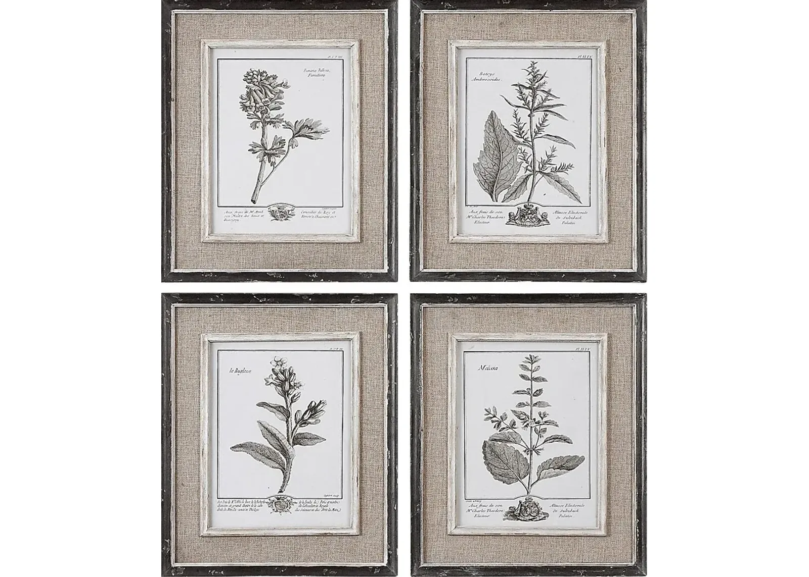 Kennley Taupe Artwork, Set of 4