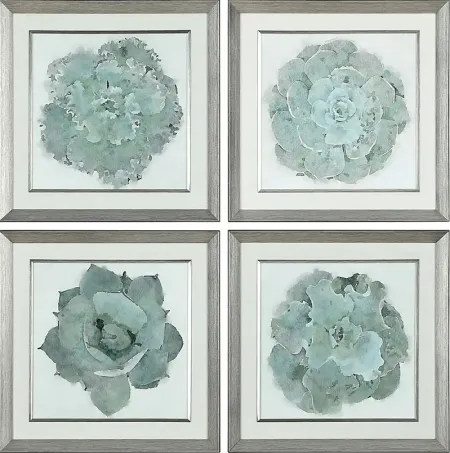 Arely Green Set of 4 Artwork