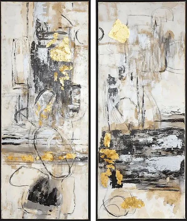Blazing Zone Gold Artwork, Set of 2