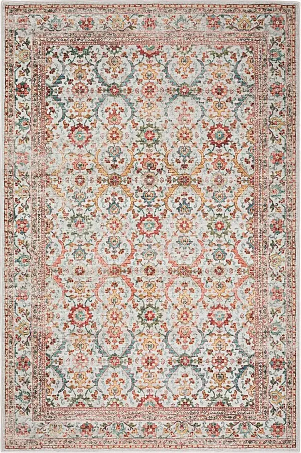Whirlaw Beige 5' x 8' Rug