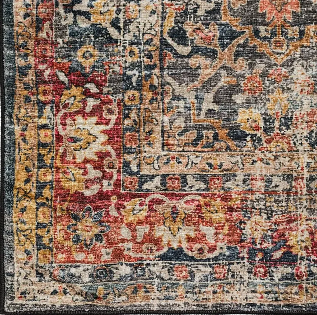 Kaypon Black/Multi 5' x 8' Rug
