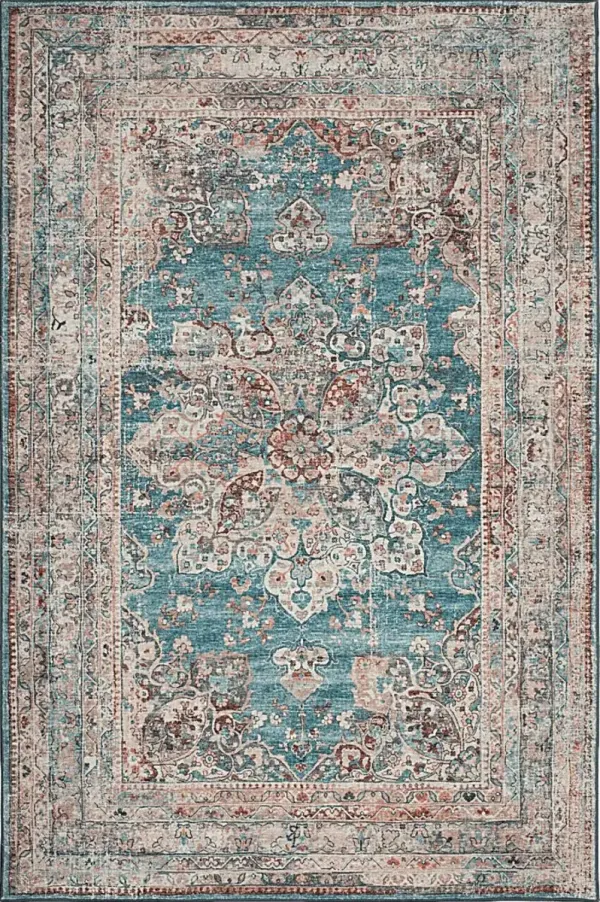 Doverfield Blue 5' x 8' Rug