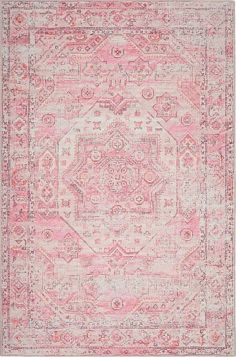 Doverfield Pink 5' x 8' Rug