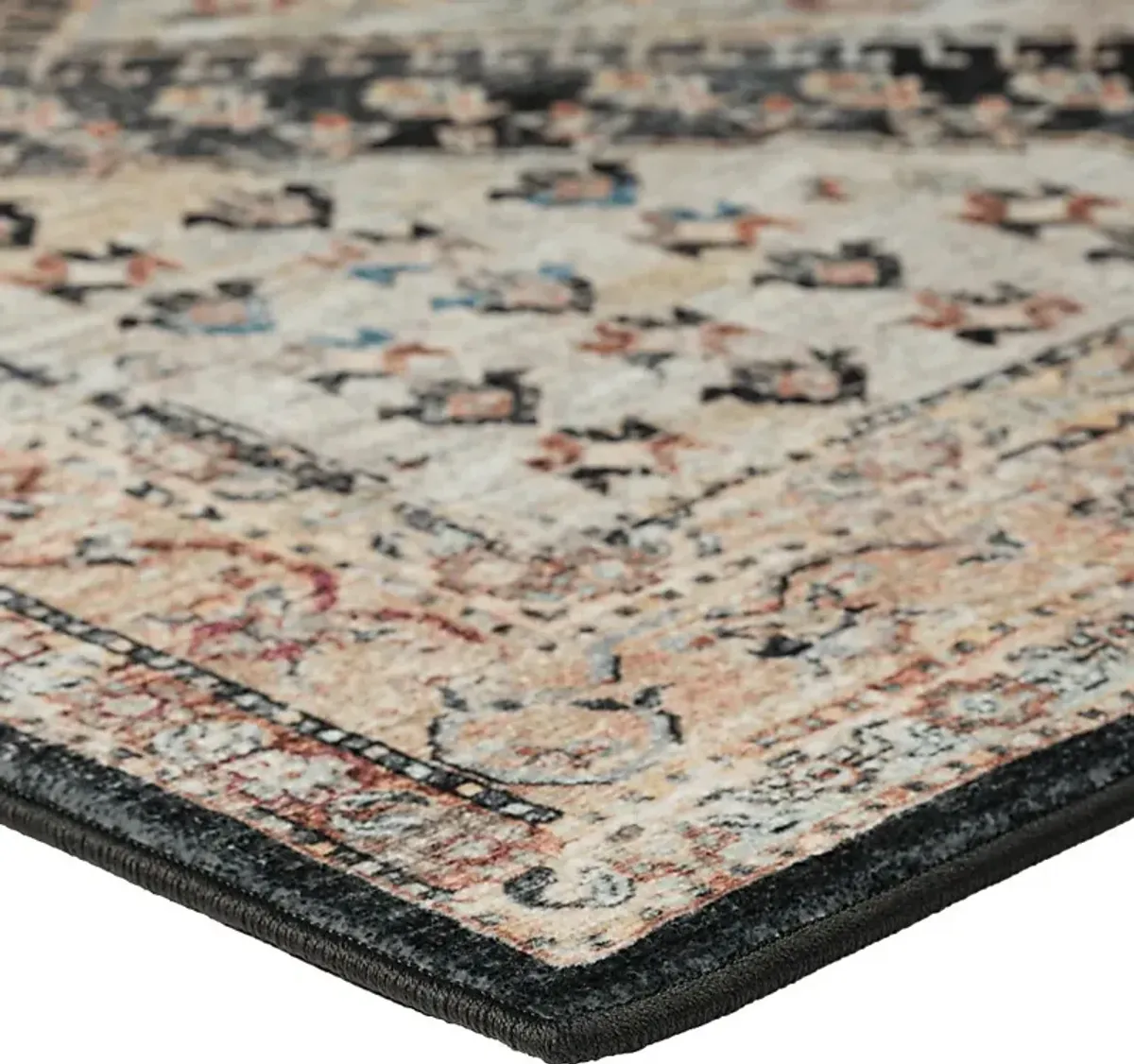 Malloroso Midnight/Multi 5' x 8' Rug