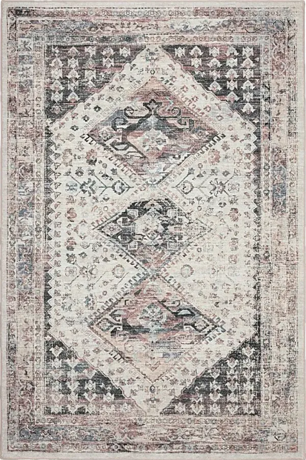 Malloroso Pearl/Multi 5' x 8' Rug
