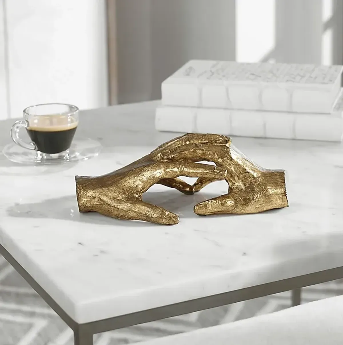 Together At Last Gold Sculpture