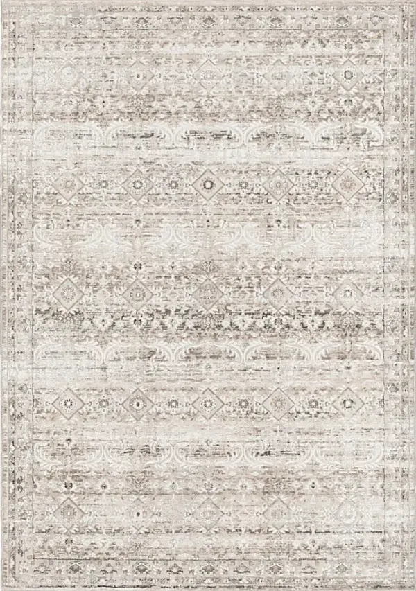 Charneta Beige 5' x 7' Rug