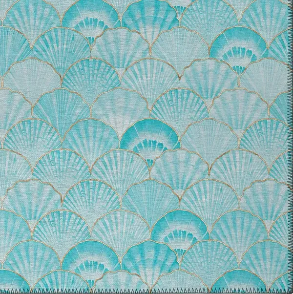Aquarena Blue 5' x 8' Rug