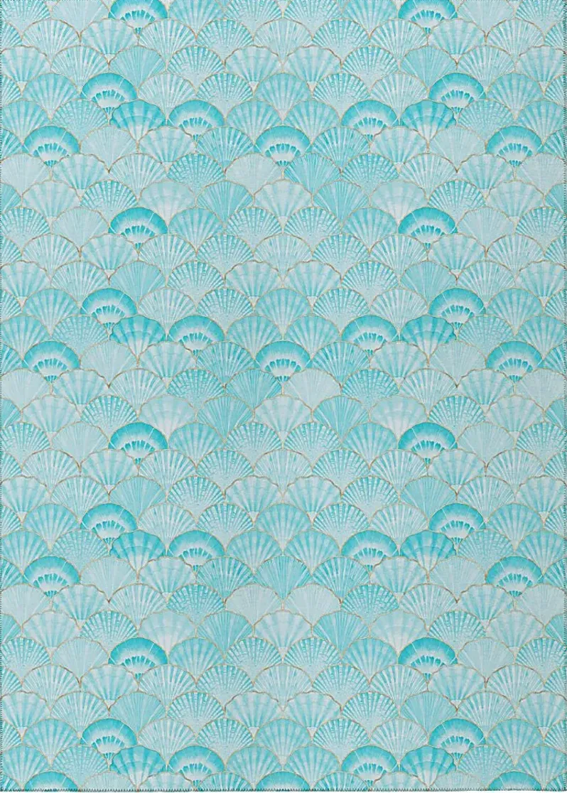 Aquarena Blue 5' x 8' Rug