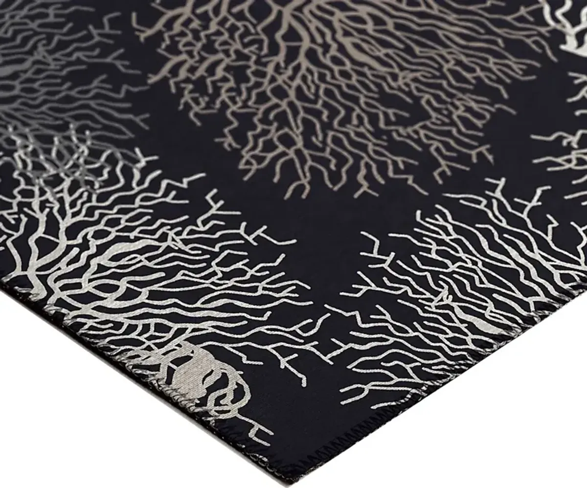 Ravenglen Black 5' x 8' Rug